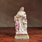 A Late 18th - Early 19th Century Pearlware Figure.