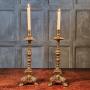 A Pair Of 18th- 19th Century Candlesticks.