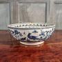 A rare 18thC English delft colander.