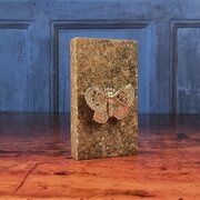 A Victorian Butterfly Paperweight.