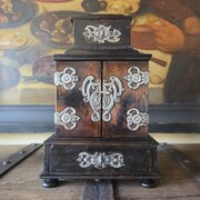 An 18th Century Walnut Jewelery Cabinet.