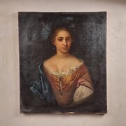 An 18th Century Portrait Of A Lady.