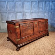 An Unusual 18th Century Dutch Colonial Chest.