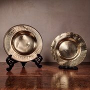 Two 19th Century Ecclesiastical Alms Dishes.